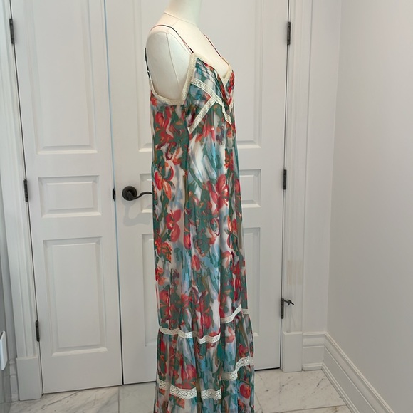 Adelyn Rae Multicolor Floral Maxi Dress - Picture 5 of 6